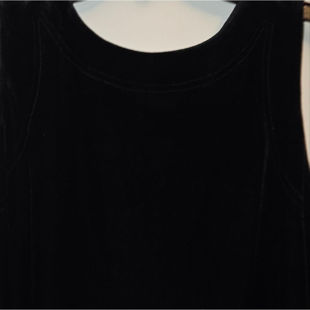 Vintage Victor Costa Black Velvet Dress - Picture 7 of 11